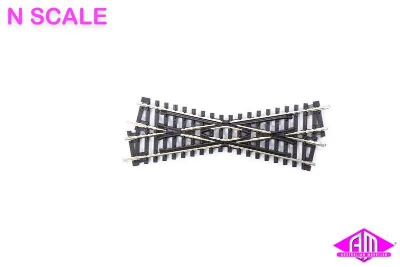 Peco - St-51 - Code 80 Setrack - Short Left Crossing (N Scale) 1