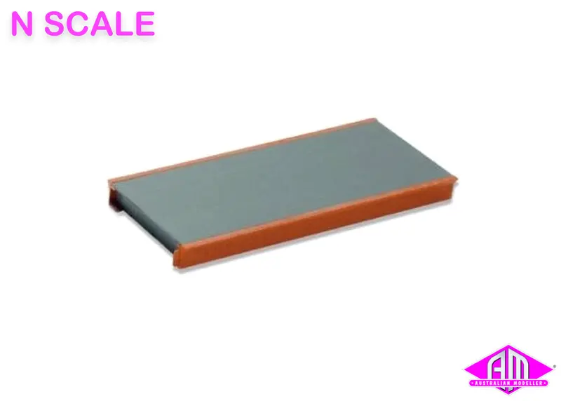 Peco - St-93 - Platform - Straight - Brick (N Scale) 1