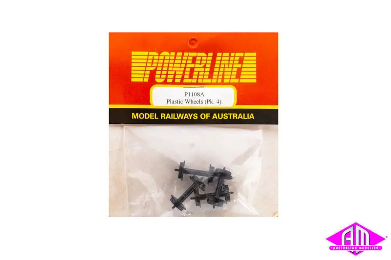 Plastic Wheels And Axle (4Pc) 1