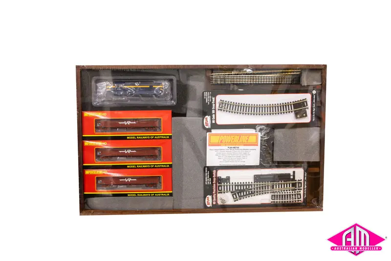 Plm-Wbts5 - Powerline - Vr Open Wagon Train Set - Limited Edition (Ho Scale) 1