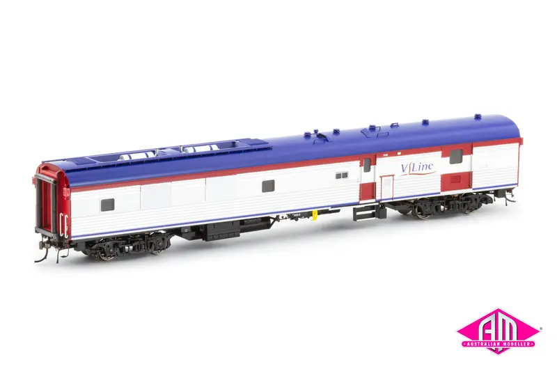 Power Van, V/Line Passenger Mk2, Red/Blue/White (2007-2009) - Single Car Spc-8 (Ho Scale) 1