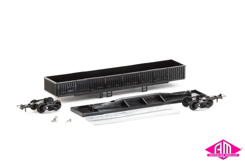 Powerline - Lf600k Gondola Wagon Black - Single Car Kit (Ho Scale) 1