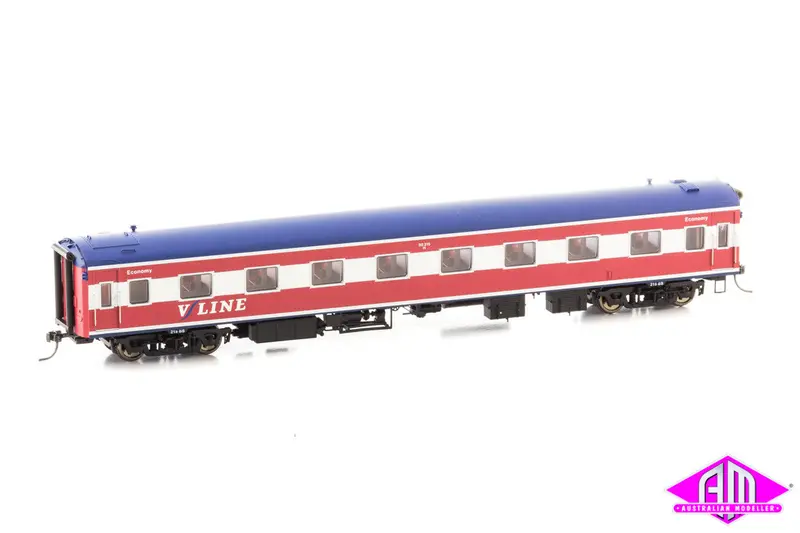 Powerline - Pc-475B - Victorian ‘S’ Carriage Vpc Maroon/Blue/White 216Bs - Single Car (Ho Scale) 1