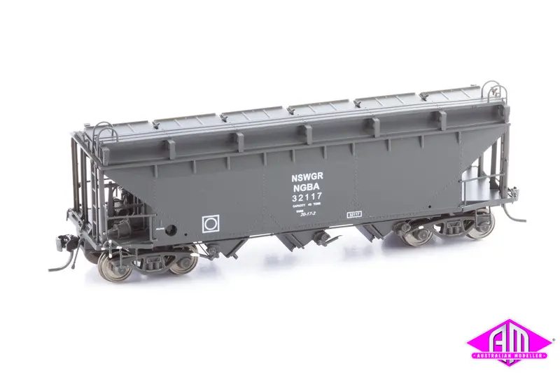 Powerline - Pc201b - Ngba Sra Bogie Wheat Hopper 32117 - Single Car (Ho Scale) 1