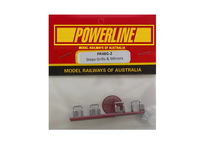 Powerline Pr48g2 - 48 Class Steps, Grill And Mirrors (New 2012 On) (Ho Scale) 1