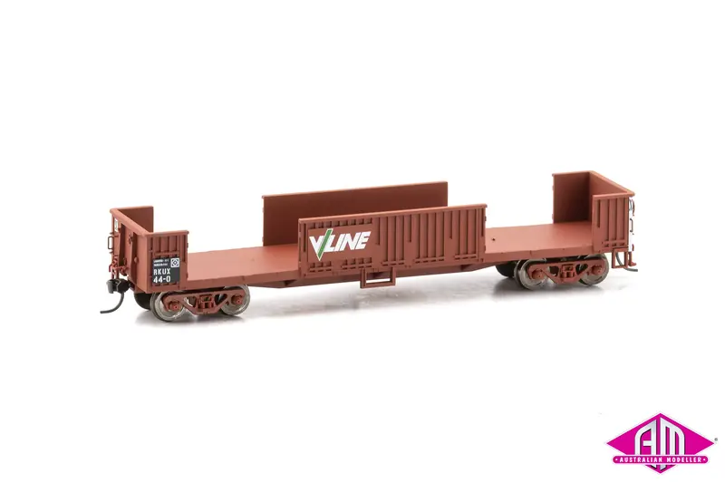 Powerline - Rkux Slab Steel Bogie Open Wagon (No Doors) #Rkux 44O V/Line (Ho Scale) 1