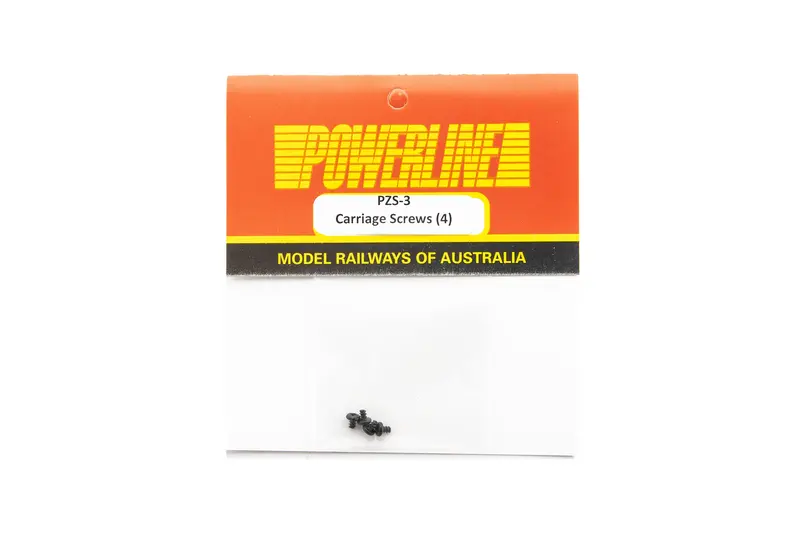 Pzs-3 - Carriage Screws - 4Pc (Ho Scale) 1