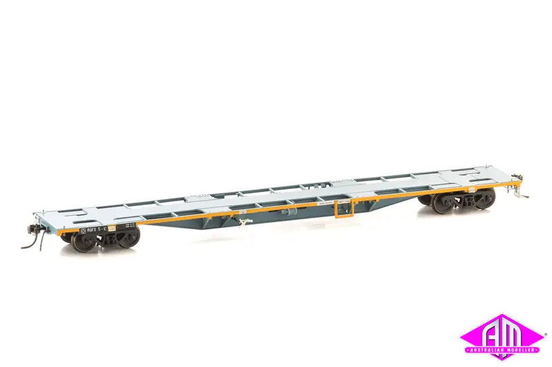 Qmx 63' Container Wagon Rqfx National Rail Pack B (3 Pack) 1