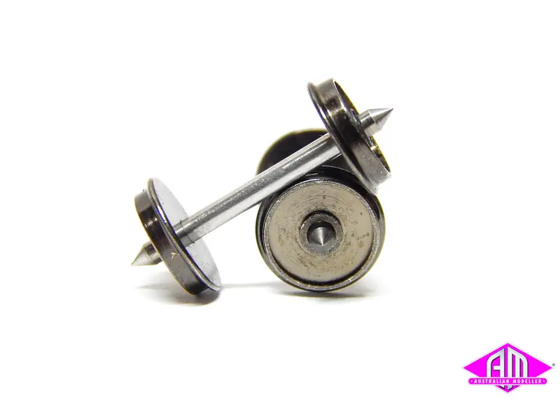 Qrb082ho - Wheelsets (16.5Mm Gauge) 9.6Mm (2'9½") 12Pc (Ho Scale) 1
