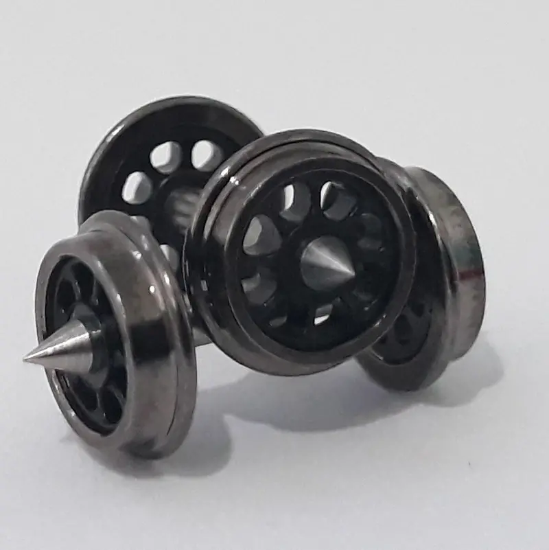 Qrb083ho - 7.6Mm Spoked Wheelsets (Ho Scale) 1
