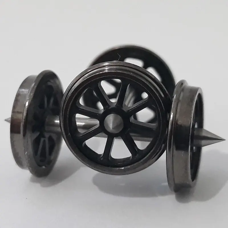Qrb085ho - 10.6Mm Spoked Wheelsets (Ho Scale) 1