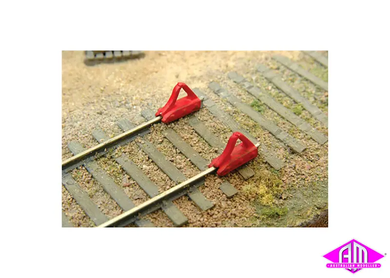 Rail Car Stops 6Pc Dp-206 1