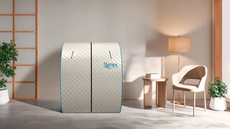 Relax Portable Far Infrared Silver Elite Sauna (Low Emf) 1