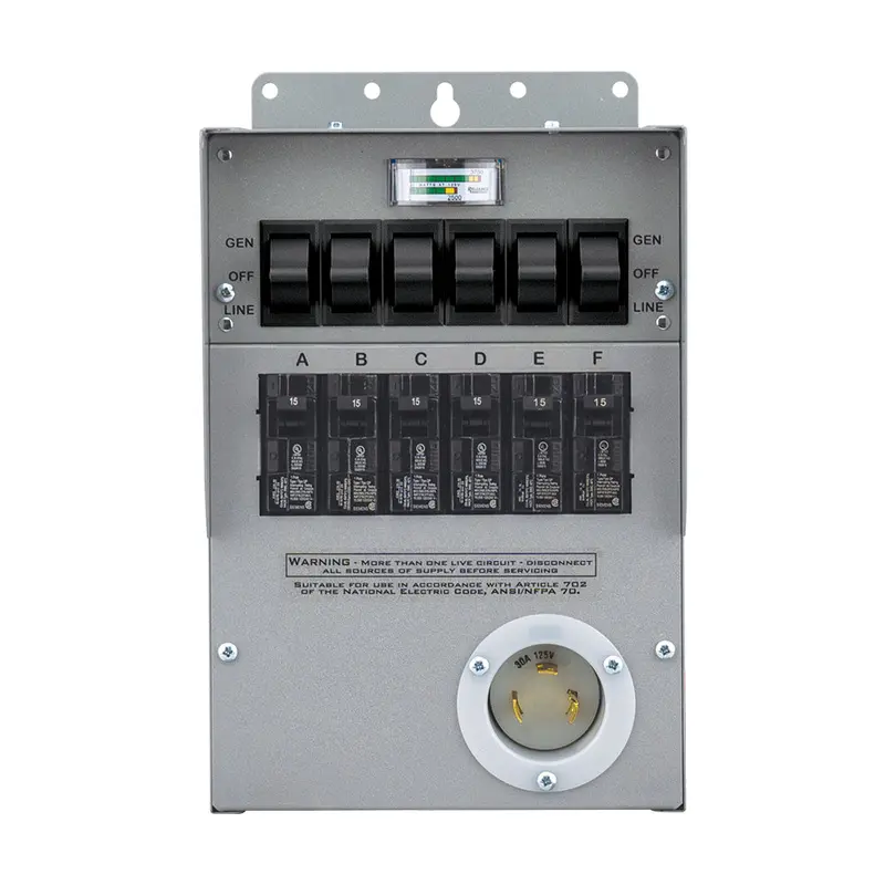 Reliance 306A1 Indoor Protran 2 30A 125V Portable Generator Transfer Switch 1