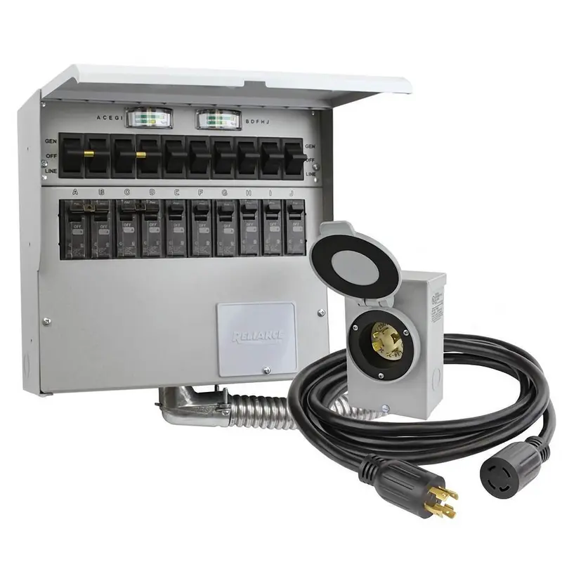 Reliance 310Crk 120/240-Volt 30-Amp 10-Circuit Pro/Tran 2 Transfer Switches 1