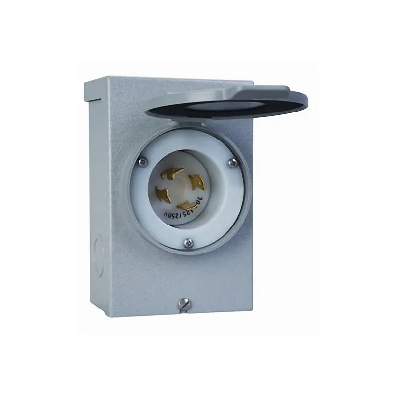 Reliance Pb20 5,00-Watt 120/240-Volt 20-Amp Non-Metallic Power Inlet Box 1