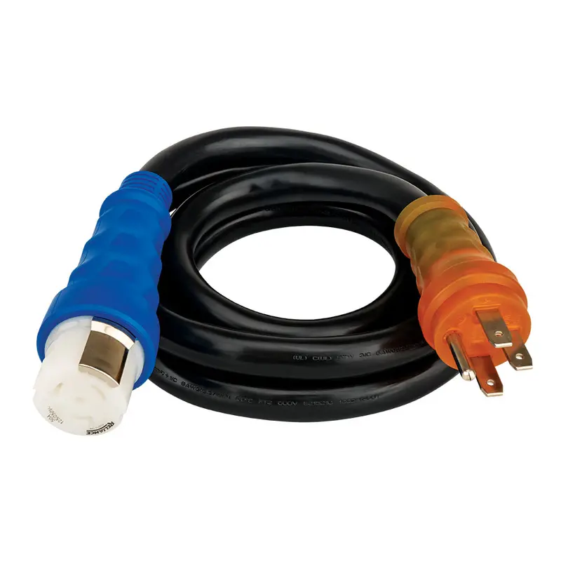 Reliance Pc5010-14M 50-Amp 250-Volt 10’ 6 Gauge Molded Generator Power Cord 1