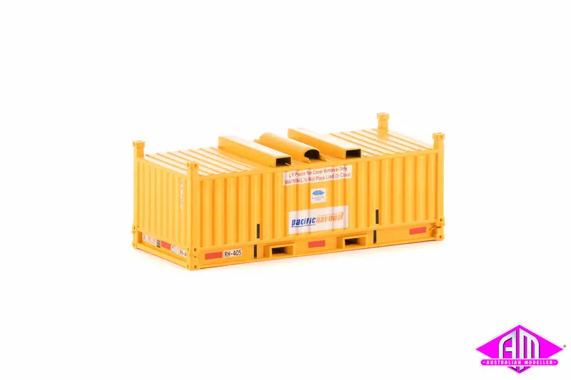 Rh/Rv Container Pacific National Yellow Twin Pack Con-40 1
