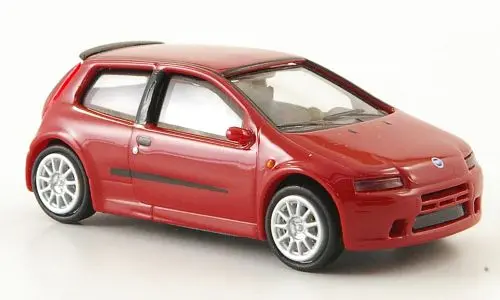 Rik38329 - Fiat Punto - Red (Ho Scale) 1