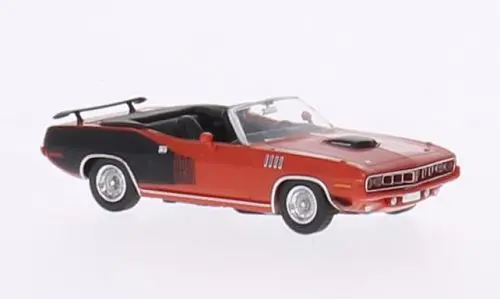 Rik38383 - Plymouth Hemi Cuda Convertible - Red/Decorated (Ho Scale) 1