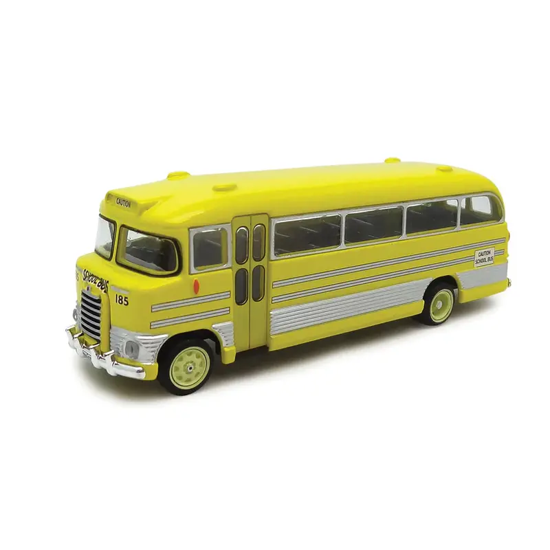 Road Ragers - 1957-59 Bedford Sb Bus Yellow School Bus (Ho Scale) 1
