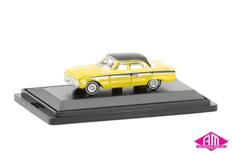 Road Ragers - 1960 Xk Falcon Sedan Acacia Yellow / Black Roof 1