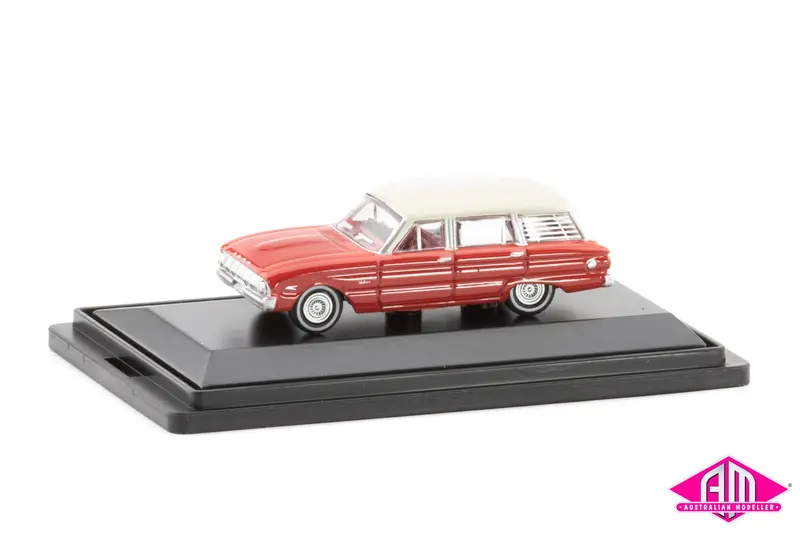 Road Ragers - 1962 Xl Falcon Wagon Woomera Red / Merino White Roof 1