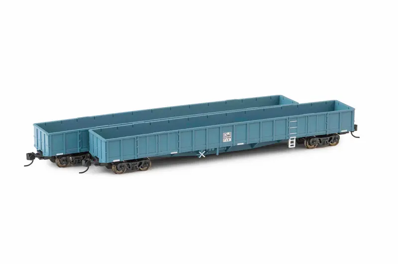 Rocy Open Wagon, Rocy119-M/Rocy199-H National Rail Grey Post 1994 (N Scale) Twin Pack 1