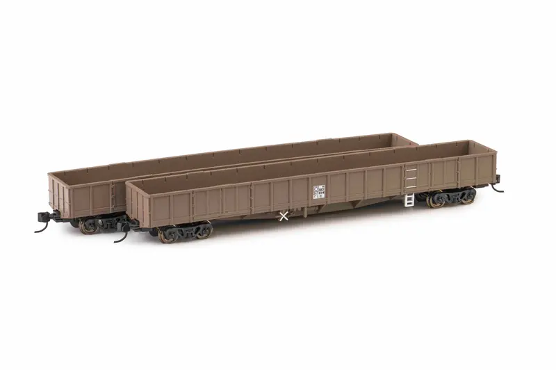 Rocy Open Wagon, Rocy130-Q/Rocy189-W National Rail Road Grime Post 1994 (N Scale) Twin Pack 1
