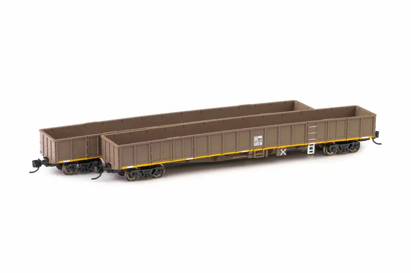 Rocy Open Wagon, Rocy176-K/Rocy190-S Pacific National Road Grime Post 2002 (N Scale) Twin Pack 1