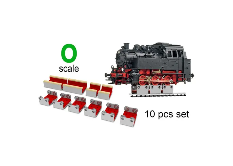 Rr-O-06 Rollers & Drive Wheel Cleaners O Scale (6 Rollers) 1