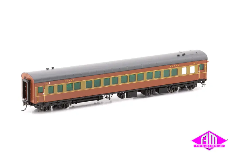 Rub Passenger Set Venetian Red & Russet, Set 140 (1949 - Mid 1950S) 6 Car Set Nps-21 1