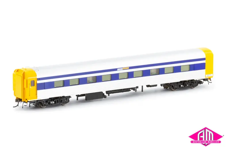 Rzey Crew Car, Pacific National Blue/Yellow (2007-Present) Single Car Spc-14 (Ho Scale) 1