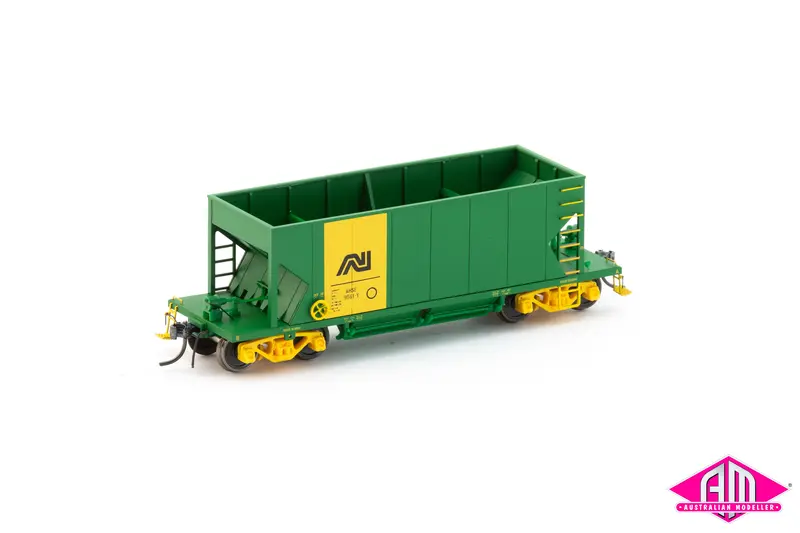 Sar Hs/Ahsa Stone Hoppers An Green & Yellow Hs013 - 5 Pack (Ho Scale) 1