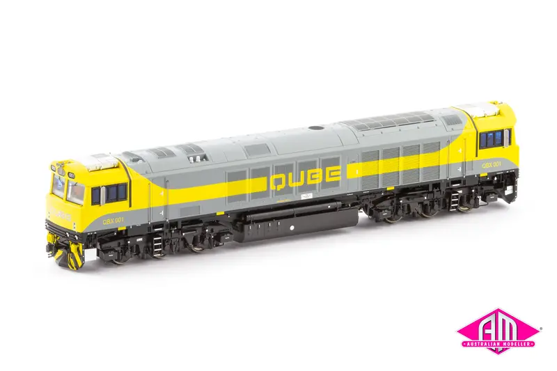 Sda1 Class Locomotive Qbx001 Qube Yellow/Grey (Sda1-11) Ho Scale 1
