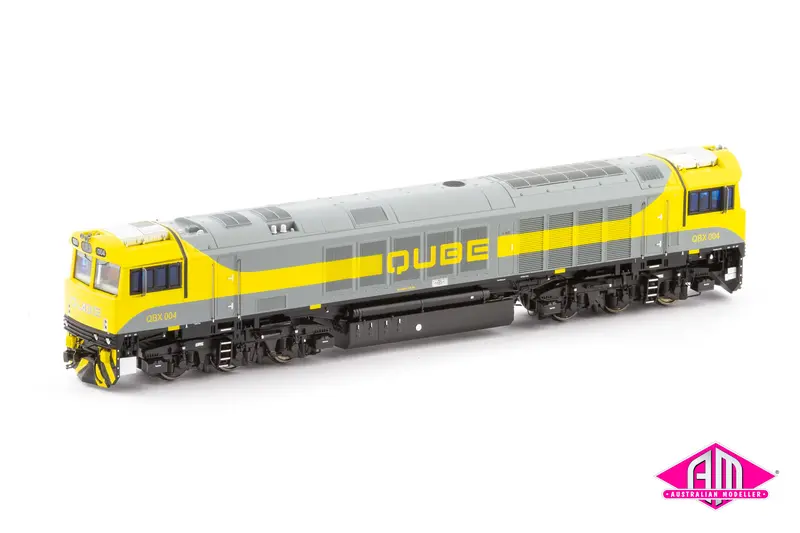 Sda1 Class Locomotive Qbx004 Qube Yellow/Grey (Sda1-13) Ho Scale 1