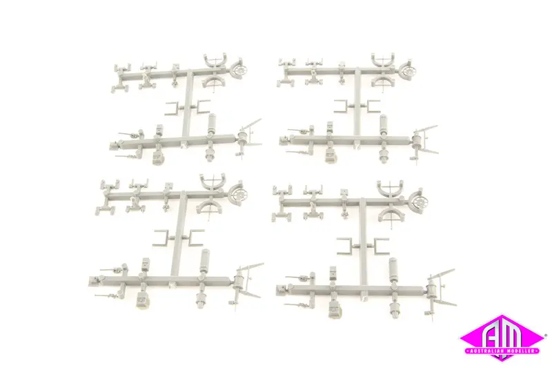 Se-C1 - Bogie Wagon Brake Components - 4 Sets (Ho Scale) 1