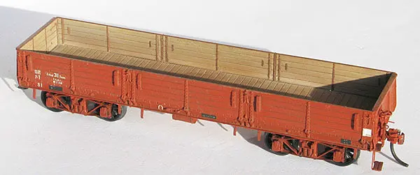 Se-R27pf - Qr Bogie Open Wagon Kit - With Plate Frame Bogies (Ho Scale) 1
