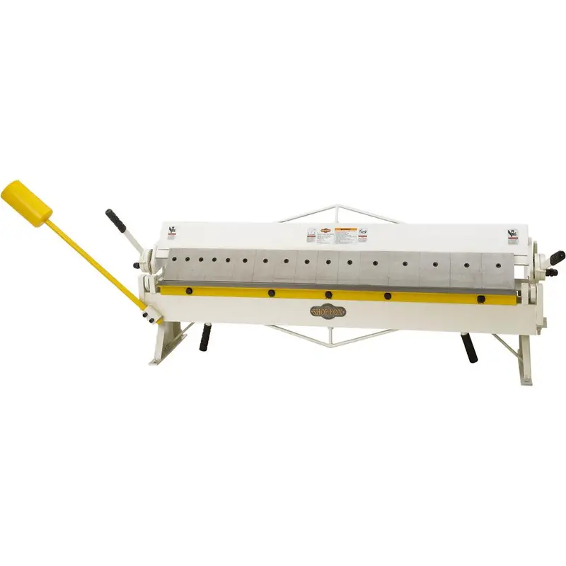 Shop Fox M1118 48" Heavy Duty Pan And Box Brake W/ Removable Steel Fingers 1