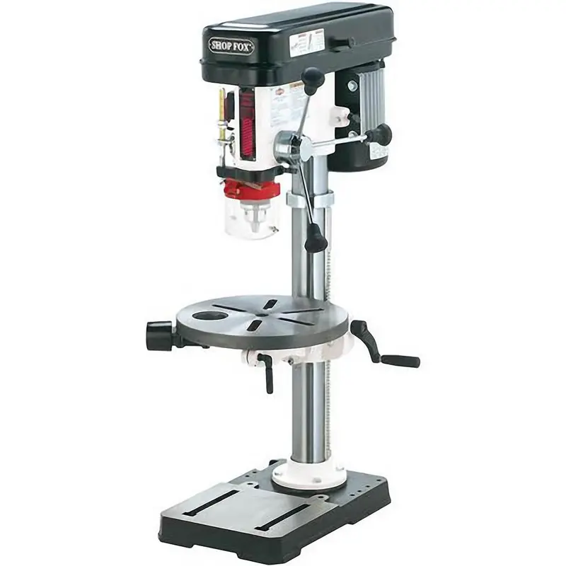 Shop Fox W1668 3/4 Hp 13" Benchtop Drill Press W/ Built-In Dust Collection 1