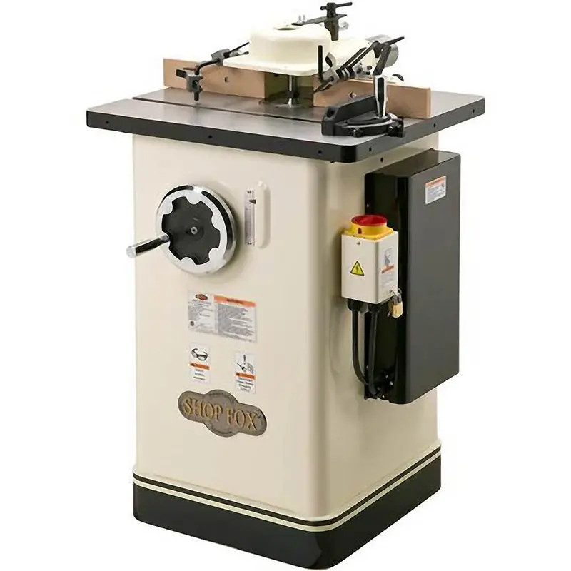 Shop Fox W1674 2 H.P. Shaper With 3" Spindle Travel And 5" Max Spindle Opening 1