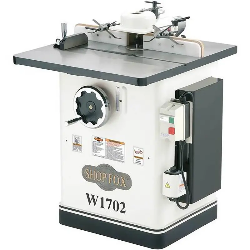 Shop Fox W1702 3 H.P. Shaper W/ 3" Spindle Travel And 5-1/2" Max Spindle Opening 1