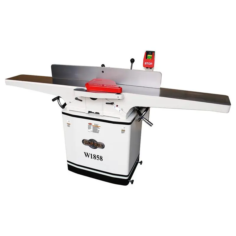 Shop Fox W1858 8 Inch X 72 Inch Mobile Spiral Cutterhead Dovetail Jointer 1