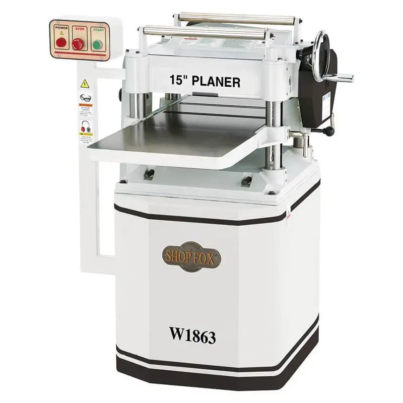 Shop Fox W1863 12-Inch X 15-Inch 3-Hp Spiral Cutterhead Wood Planer 1