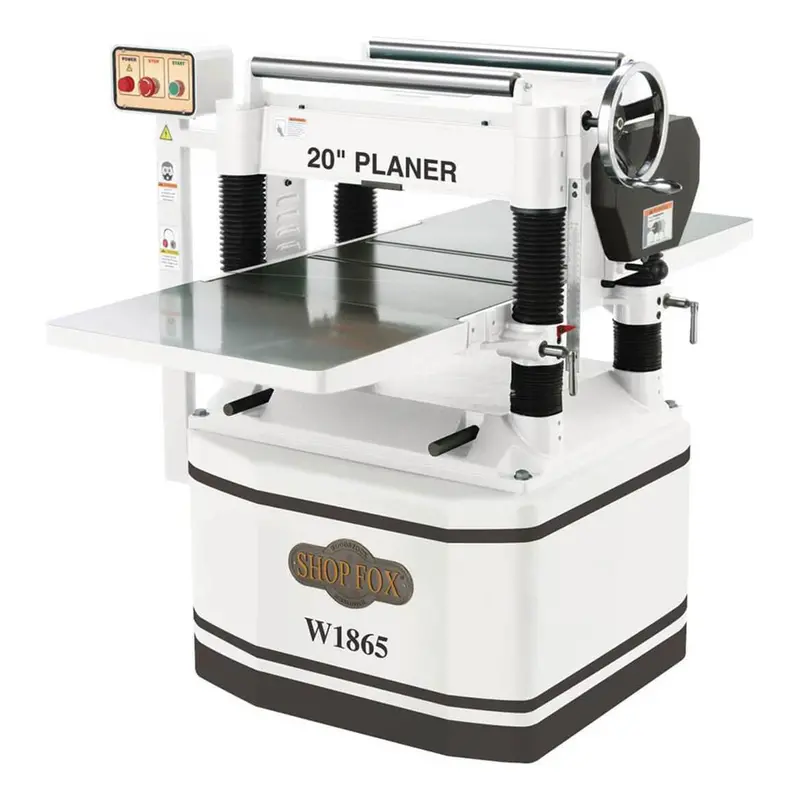 Shop Fox W1865 20-Inch 5-Hp 240-Volt Belt Driven Spiral Cutterhead Planer 1