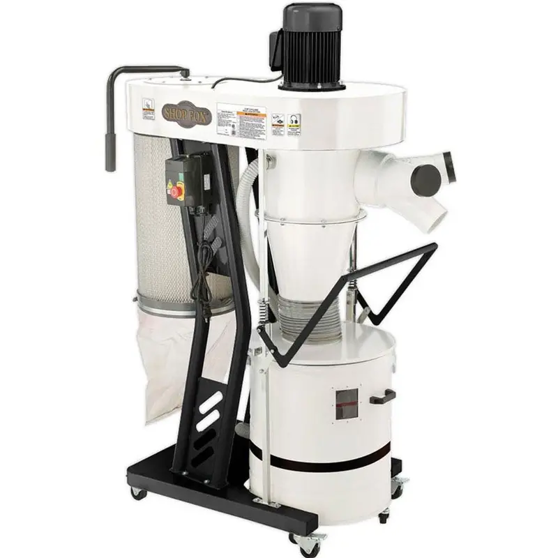 Shop Fox W1868 220 Volt 2 Hp 2-Stage Portable Cyclone Dust Collector 1
