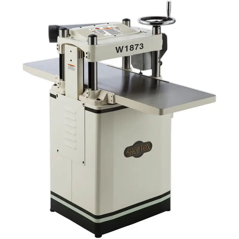 Shop Fox W1873 230V 3-Hp 15'' 2-Speed Fixed-Table Planer 1