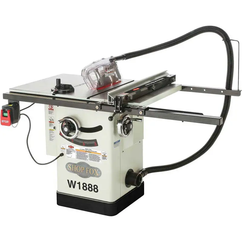 Shop Fox W1888 10" Heavy Duty High Performance Hybrid Table Saw W/ Riving Knife 1