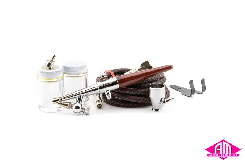 Single Action Airbrush Set - All Three Heads 1