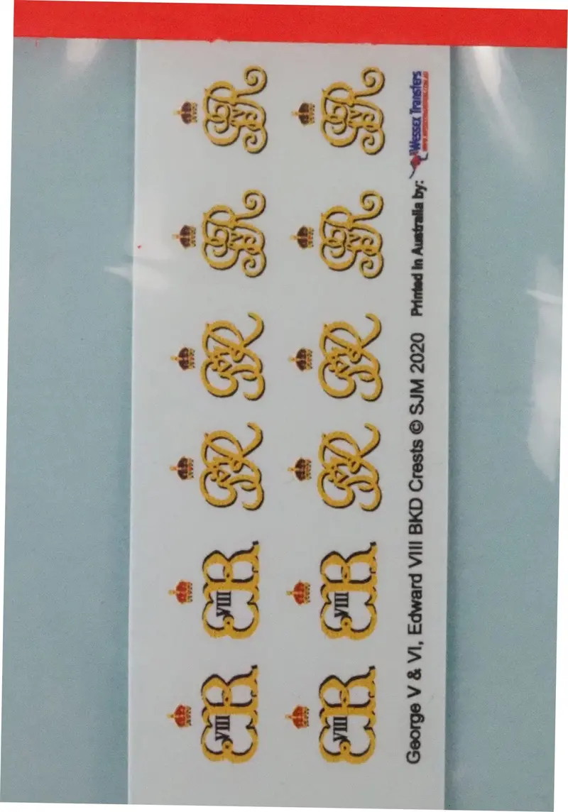 Sj-Bkdrc - Bkd Royal Cyphers Decal Set (Ho Scale) 1